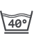 Максимальная температура стирки 40*С. Мягкий режим